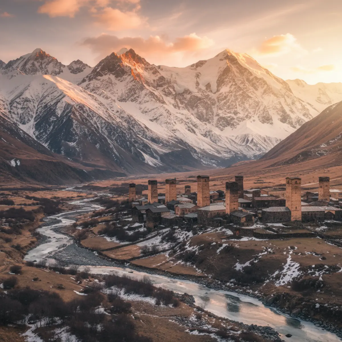 Swanetia i Mestia: Przewodnik po trasach trekkingowych do Ushguli