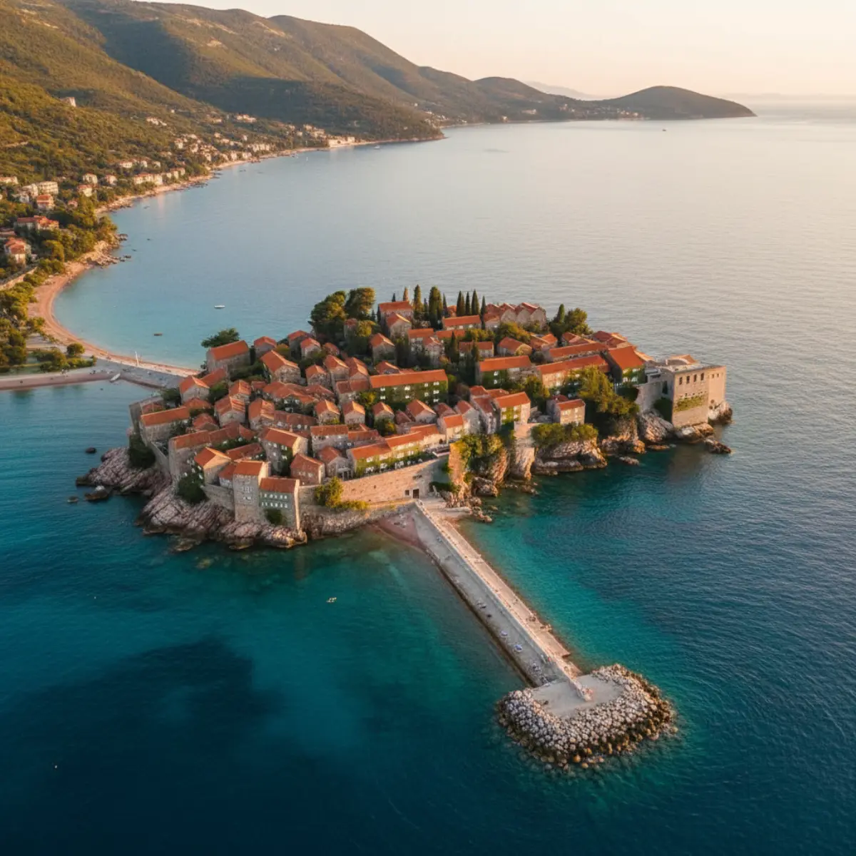 Sveti Stefan: jak wygląda zwiedzanie wyspy, plaży i wybrzeża?
