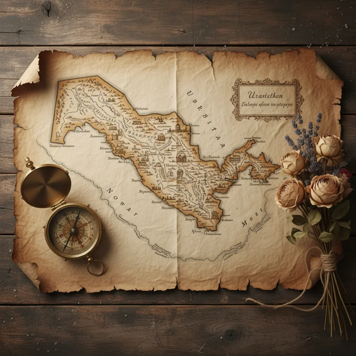 Uzbekistan na mapie — położenie i geografia